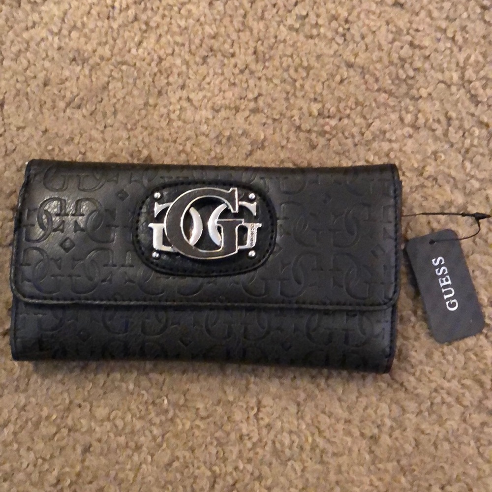 Guess black wallet